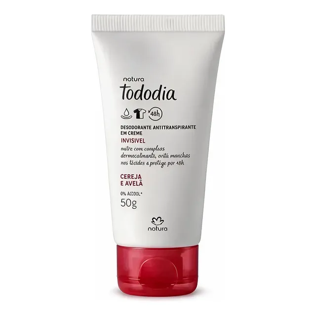 Desodorante Em Creme Tododia Cereja E Avelã 50g