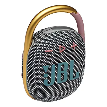 Parlante JBL Clip 4 JBLCLIP4 portátil con bluetooth waterproof  grey