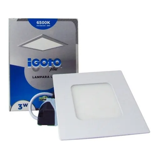 Lampara Led Igoto Empotrada 3w Luz Blanca Multivoltaje