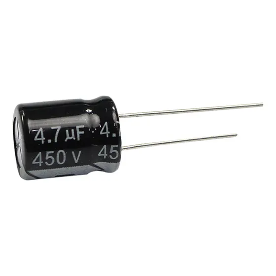 200x Capacitor Eletrolítico 4,7uf X 450v  - 105 Graus