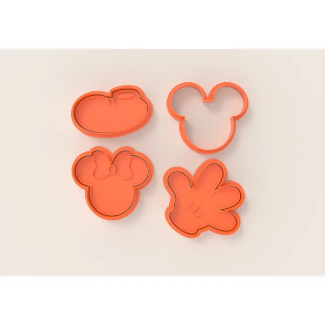 Cortante + Sello: Mickey Mouse. Galletas, Masa, Cerámica X4u