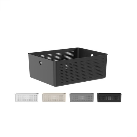 Cesto Flow Multiuso Organizador Para Lavanderia 34x27x13cm Cesto Flow Multiuso Organizador Para Lavanderia 34x27x13cm