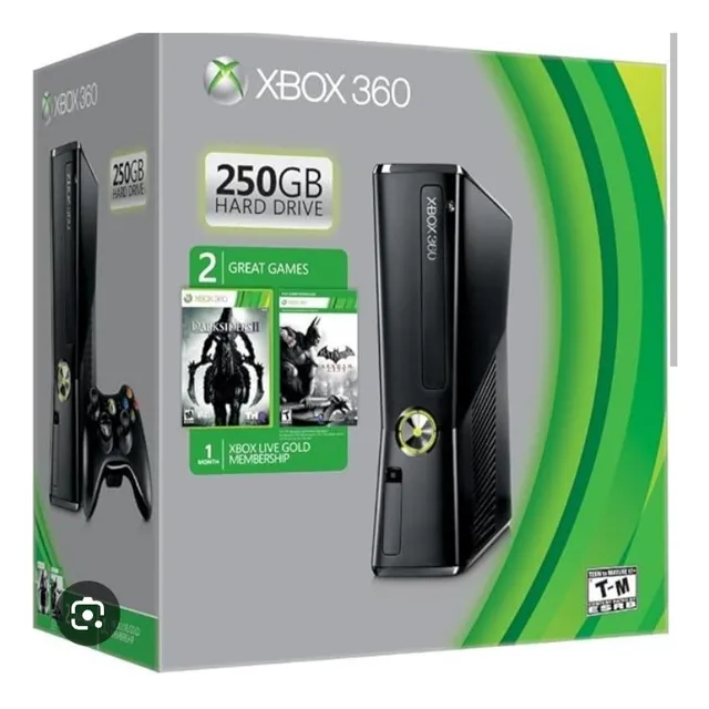 Microsoft Xbox 360 Slim 250gb, Incluye Juego Gta V