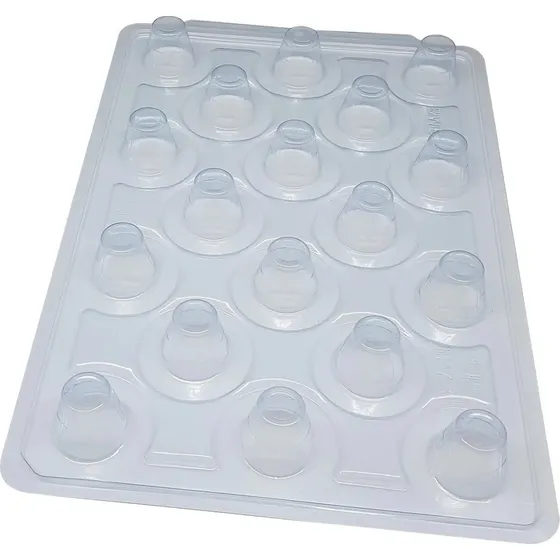 Forma Silicone Copinho De Licor 17g Sp 1273 Três Partes Bwb Cor Branco
