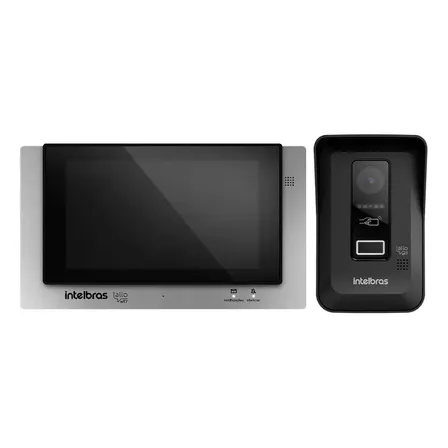 Intelbras Allo Wt7 Porteiro Eletrônico Preto E Cinza Preto/cinza 127/220v