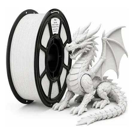 Filamento Pla Premium 1kg High Speed 1,75mm Impressora 3d Branco