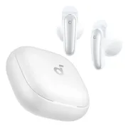 Audífonos Inalámbricos Anker oundcore Liberty Buds, Diseño Semi-Intra, Hi-Res con Audio Espacial, Traducción IA en 100+ Idiomas, 4 Micrófonos con IA, 30h de Autonomía, Bluetooth, Color Blanco