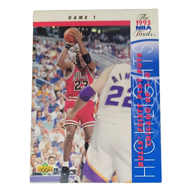 Cv Michael Jordan 1993 Upper Deck Nba Finals Game 1