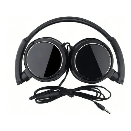 Audífonos Diadema Over Ear Ajustables Black