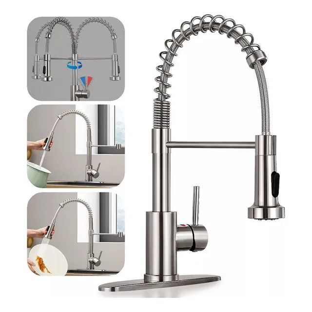 Grifo Monomando Fregadero Llave Mezcladora Tarja Cocina