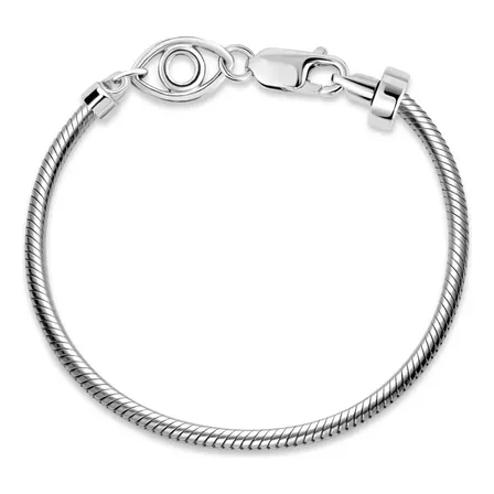 Pulseira Life Olho Em Prata 925