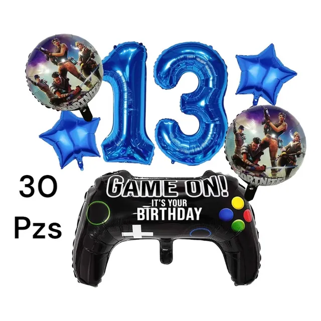 Caja Fortnite Videojuego Fiesta Cotillon Sorpresa Gamer