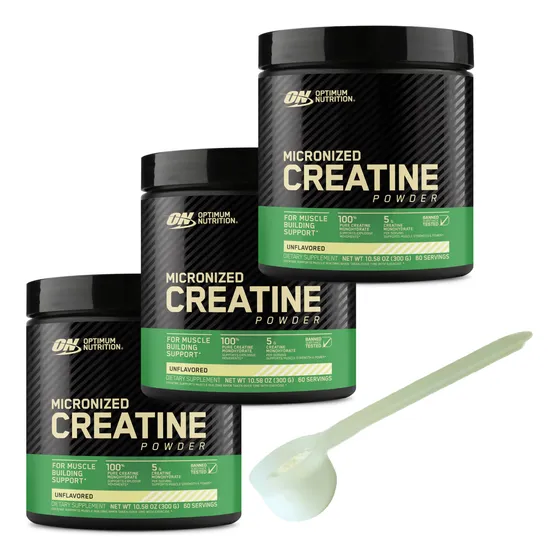 Combo X3 Creatina Monohidrato Micronizada Optimum Nutrition