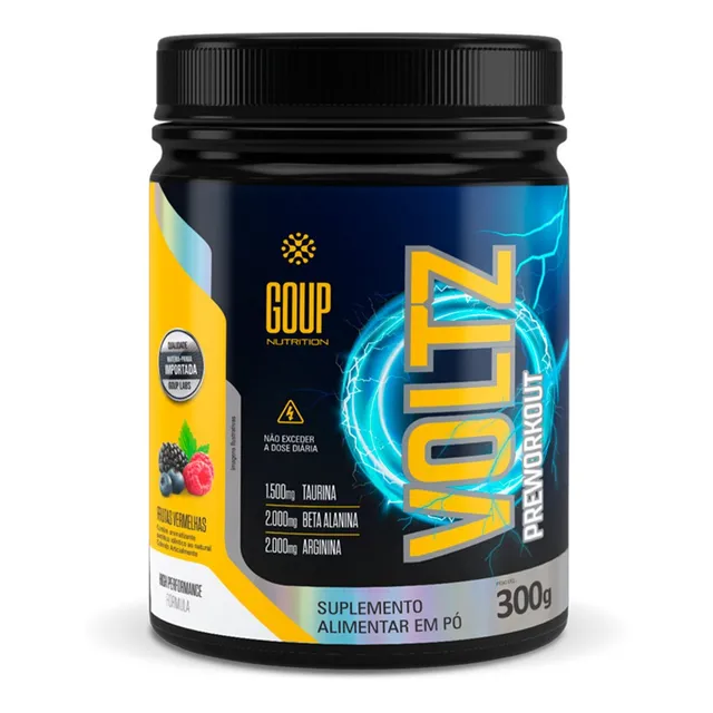 Pré-treino Voltz Goup 300g Cafeína / Arginina / Beta-alanina