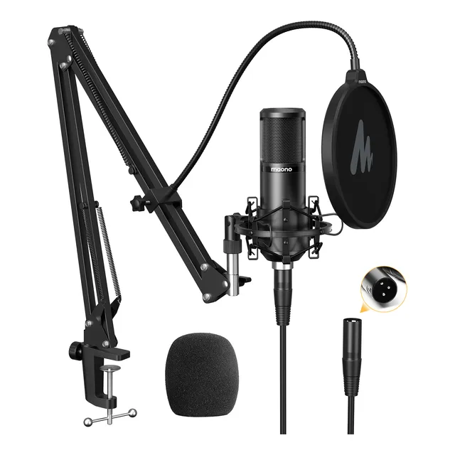 Micrófono Condensador Xlr Maono Pm320s Vocal Podcast Mixer