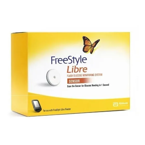 Sensor Freestyle Libre X 1 Parche Color Amarillo