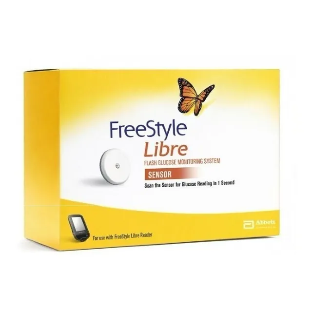 Sensor Freestyle Libre X 1 Parche Color Amarillo