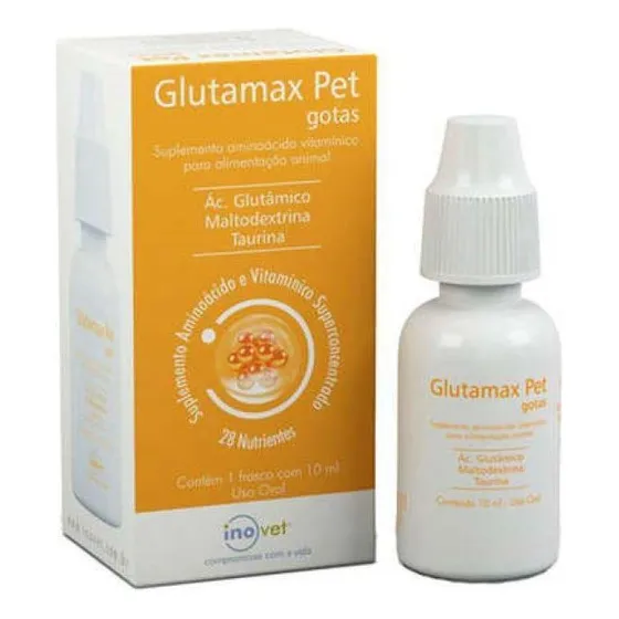 Glutamax Gotas 10ml Suplemento Aminoacido Vitaminico
