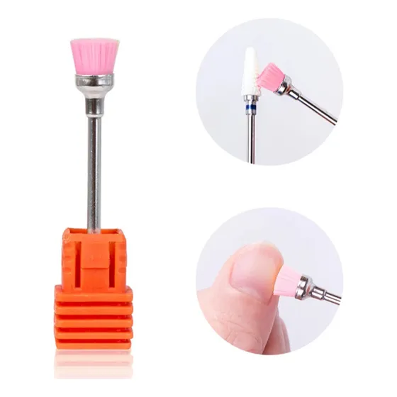 Fresa Rusa Cepillo Para Torno Manicuria Podologia Individual Lefemme