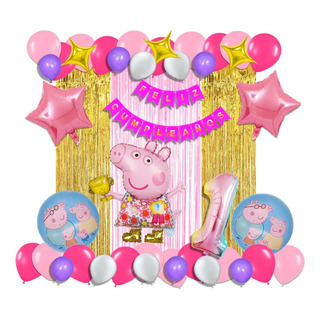 Kit Decoración Para Fiesta De Cumpleaños - Peppa Pig Kit Decoración Para Fiesta De Cumpleaños - Peppa Pig