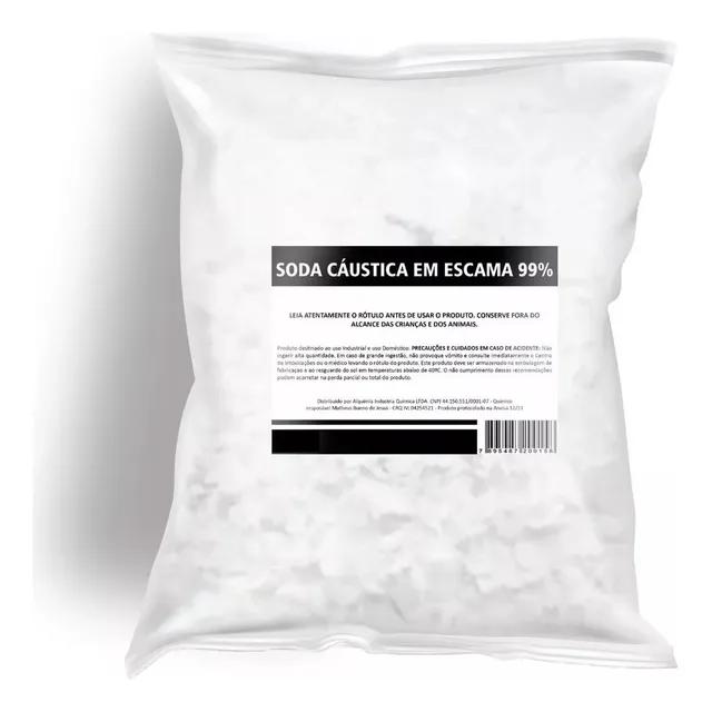 Soda Caustica En Escamas 1 Kilo