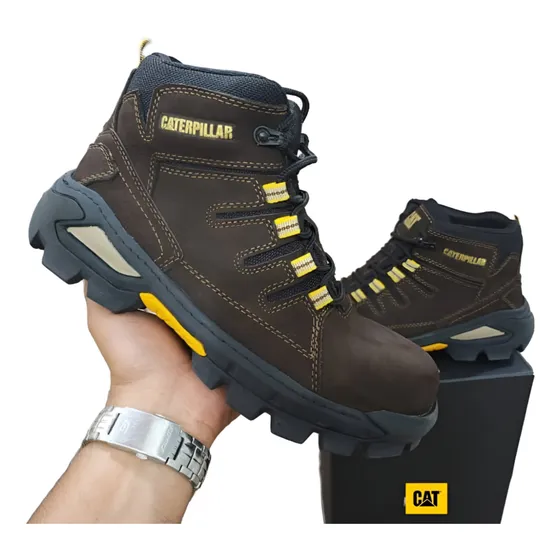 Botas De Seguridad Cuero Caterpillar Puntera De Hierro
