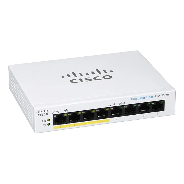Conmutador No Administrado Cisco Business Cbs110-8pp-d 8