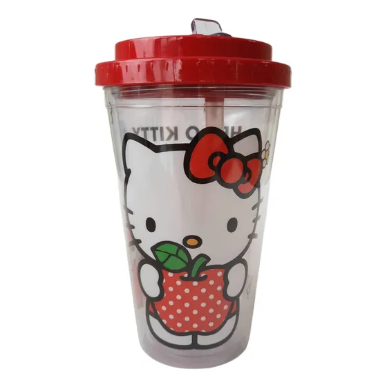 Vaso Sanrio Hello Kitty 500 Ml I Love Apples