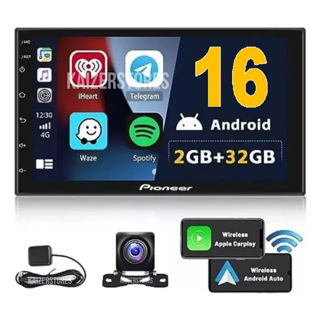 Reproductor Pantalla Android 7 Pulgadas Bluetooth + Gps +usb