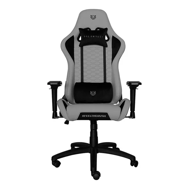 Silla de escritorio Balam Rush Thunder Rush V2 gamer ergonómica gris