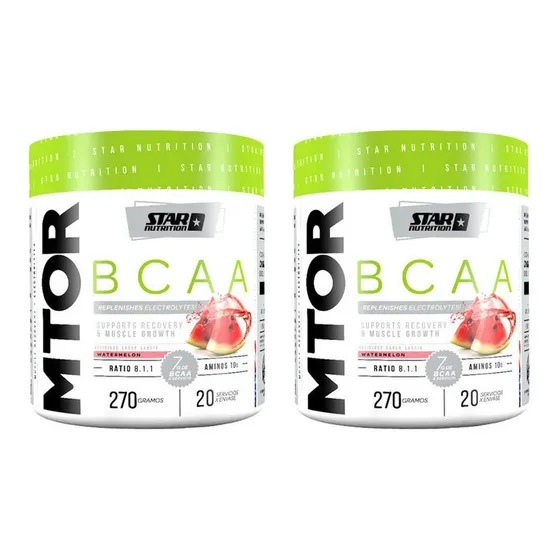 Bcaa Mtor 8.1.1 Star Nutrition Glutamina Elect 270 Gr X 2 Un