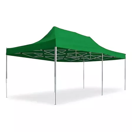 Gazebo - Muebles Web - Modelo: Autoarmable - Medida: 3x6 - Color: Verde