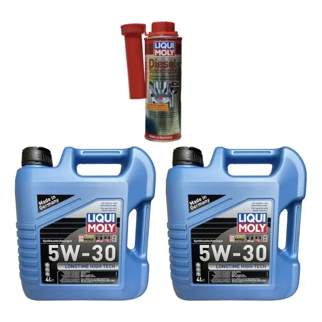 Aceite Motor Liqui Moly 5w30 High Tech + Limpia Inyector 8l