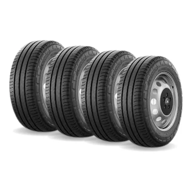 Kit 4 Pneus Michelin 205/75r16c 110/108r Agilis 3 8 Lonas