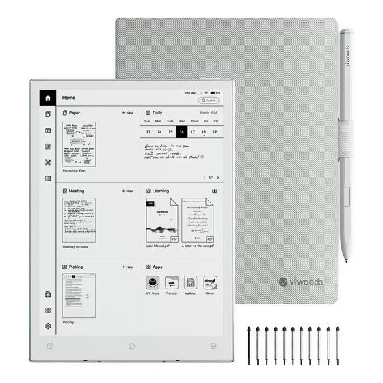 Tableta De Tinta Electrónica Viwoods Aipaper Mini De 8.2 Pul