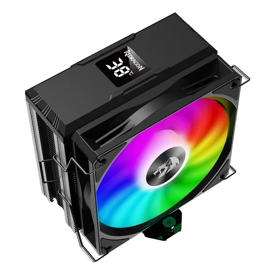 Cooler Redragon Cc1013 Rgb Con Display, Abanico 120m