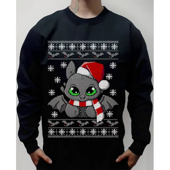 Sueter Navideño Chimuelo Como Entrenar A Tu Dragon Pelicula