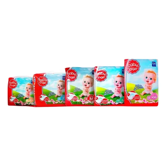 Pañales Baby Finger Talla Xg - Bulto De 6 Paquetes