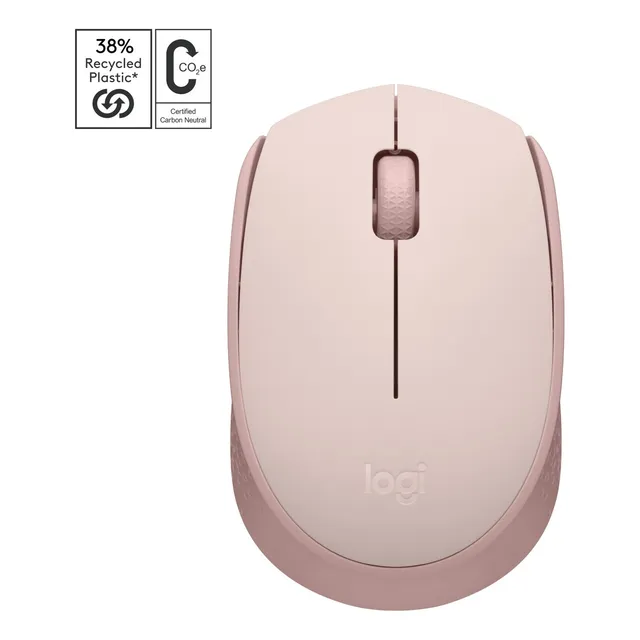 Mouse Inalambrico Logitech M170 Rosado Color Rosa
