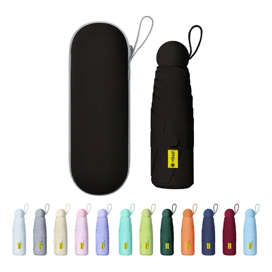 Paraguas Sombrilla Bolsillo Anti-ultravioleta +bolsa Cápsula