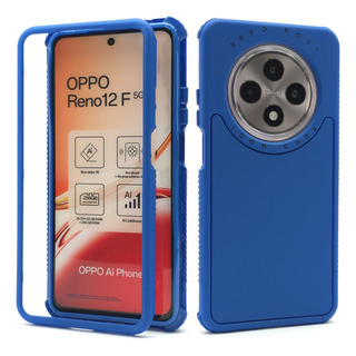 Funda + Bumper Para Oppo Reno 12f 5g Case 3 Partes Rudo Funda + Bumper Para Oppo Reno 12f 5g Case 3 Partes Rudo