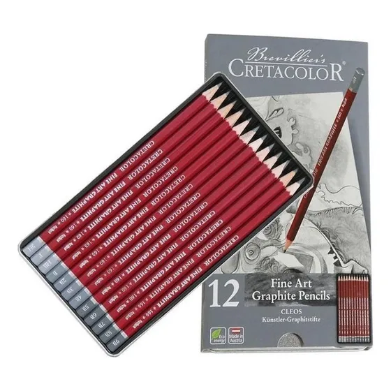 Lapices Grafito Cretacolor Fine Art X 12 Microcentro