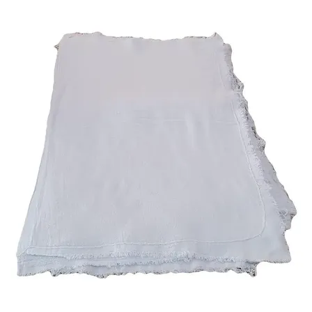 Pano de Chão Tipo Saco de Limpeza Branco 50x80cm 10un