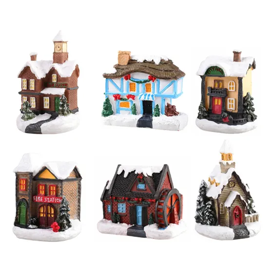 6 Decoraciones Navideñas De Christmas Villa Snowroom C