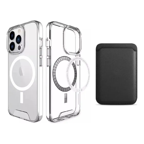Case Funda Protector Magsafe + Wallet iPhone 12/13/14/pr/max