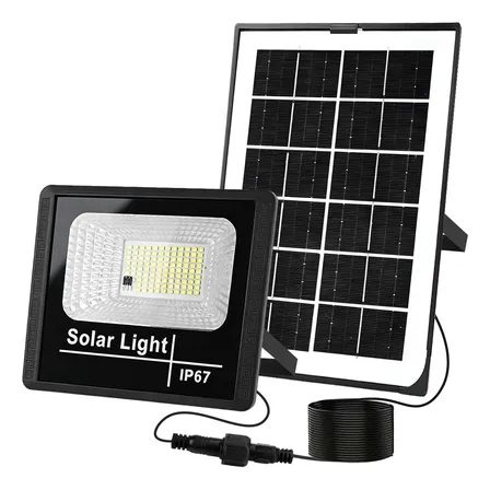 Refletor Solar Led Luz Branco Frio D Água Ip67 Externo 400w