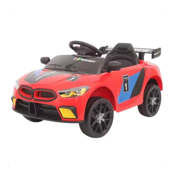 Auto A Batería De Carrera 6v Luces Sonido R/c Padres 30kg