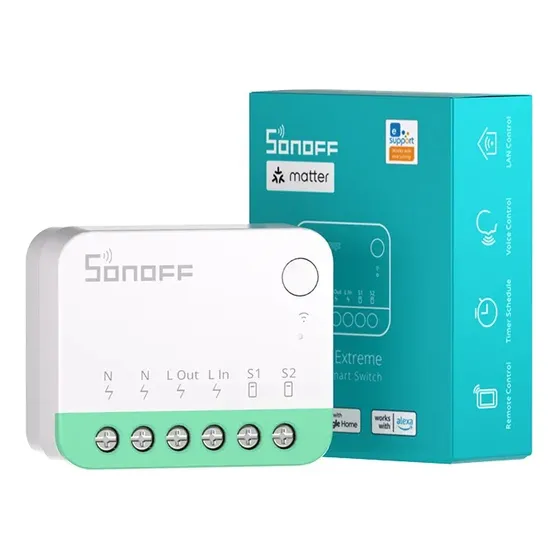 Interruptor Wifi Sonoff Minir4 Extreme Matter Domotica