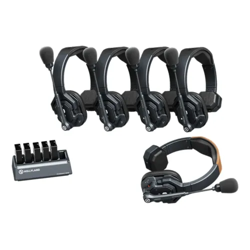 ヘッドホン Hollyland Solidcom SEPro 4S 1.9 GHz Intercomunicador Hollyland Solidcom Hlse4s Preto 4 Fones