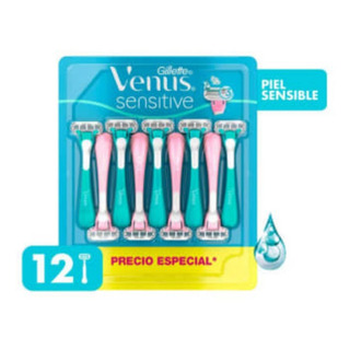 Gillete Venus Sensitive 12 Pieza Gillete Venus Sensitive 12 Pieza